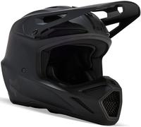 FOX V3 Solid MIPS Casco de motocross, Black Matt, Talla XS (53/54)