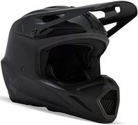 FOX V3 Solid MIPS Casco de motocross, Black Matt, Talla XXL (63/64)