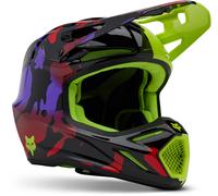 FOX V3 Throttle MIPS Casco de motocross, amarillo, Talla XXL (63/64)