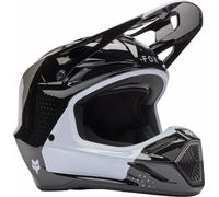 FOX V3 Tine Casco de motocross, negro, tamaño 2XL para Hombres