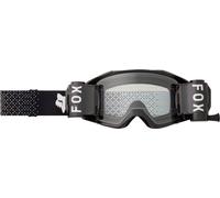 FOX Vue Roll Gafas de motocross, Negro/Blanco