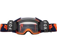 FOX Vue Roll Off Gafas de motocross, Azul/Naranja, Talla única