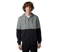 FOX X Kawi Sudadera con capucha con cremallera, Gris claro, Talla M