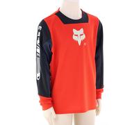 Fox Youth Defend Elevated L/S Niños Camiseta para ciclista XL Rojo