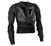 Fox Racing Chaqueta protectora Motocross Titan juvenil, espaldera desmontable, Negro YOS