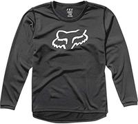 Fox Yth Ranger Ls Jersey Black Yxl