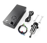 FoxAlien Kit de actualización CNC, motor de fresado de eje CC de 300 W para máquina de grabado CNC 3018-SE V2 y Masuter con botón de ajuste de velocidad de caja de control integrada