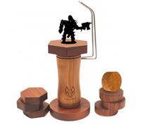 FOXBITE Soporte de Pintura en Miniatura,Base de Pintura para miniaturas Compatible con miniaturas DND, Modelo a Escala, Figuras de fantasía, Juego de Pinceles acrílicos para detallar Warhammer