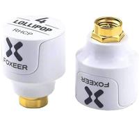 FOXEER FPV Antena Lollipop 4 5.8GHz RHCP 2.6Dbi Stubby Antena SMA para FPV Drone Racing Quadcopeter Multicopter Fatshark Goggles TX RX (Blanco-SMA)