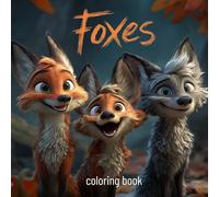 Foxes, Animals & Forest Coloring Book - 45 Whimsical Woodland Scenes | Wildlife, Nature & Relaxation for Kids & Adults by mediamake.de