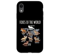 Foxes of The World Educational Chart Nature Species Wildlife Carcasa para iPhone XR