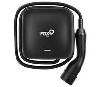 FoxESS Tipo 2 Wallbox 7,3 kW 1-fásico 230V, 6-32A Corriente de Carga Ajustable, Control a través de la App Mediante Wi-Fi, Grado de protección IP55 & IK08, gestión dinámica de Carga, Carga programada