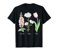 Foxglove Daisy Tulip - Vintage Floral Bloom for Nature Lover Camiseta