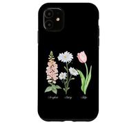 Foxglove Daisy Tulip - Vintage Floral Bloom for Nature Lover Carcasa para iPhone 11