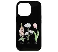 Foxglove Daisy Tulip - Vintage Floral Bloom for Nature Lover Carcasa para iPhone 13 Pro