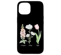 Foxglove Daisy Tulip - Vintage Floral Bloom for Nature Lover Carcasa para iPhone 15