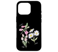 Foxglove Daisy Tulip - Vintage Floral Bloom for Nature Lover Carcasa para iPhone 16 Pro