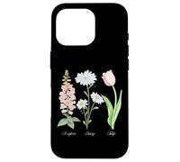 Foxglove Daisy Tulip - Vintage Floral Bloom for Nature Lover Carcasa para iPhone 16 Pro