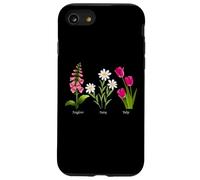 Foxglove Daisy Tulip - Vintage Floral Bloom for Nature Lover Carcasa para iPhone SE (2020) / 7/8