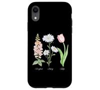 Foxglove Daisy Tulip - Vintage Floral Bloom for Nature Lover Carcasa para iPhone XR