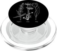 Foxglove Daisy Tulip - Vintage Floral Bloom for Nature Lover PopSockets PopGrip para MagSafe