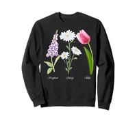 Foxglove Daisy Tulip - Vintage Floral Bloom for Nature Lover Sudadera