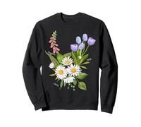 Foxglove Daisy Tulip - Vintage Floral Bloom for Nature Lover Sudadera