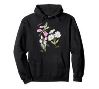 Foxglove Daisy Tulip - Vintage Floral Bloom for Nature Lover Sudadera con Capucha