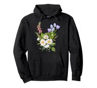 Foxglove Daisy Tulip - Vintage Floral Bloom for Nature Lover Sudadera con Capucha