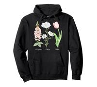 Foxglove Daisy Tulip - Vintage Floral Bloom for Nature Lover Sudadera con Capucha