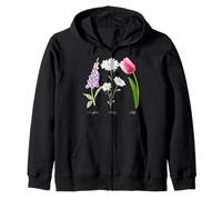 Foxglove Daisy Tulip - Vintage Floral Bloom for Nature Lover Sudadera con Capucha