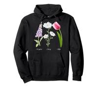 Foxglove Daisy Tulip - Vintage Floral Bloom for Nature Lover Sudadera con Capucha