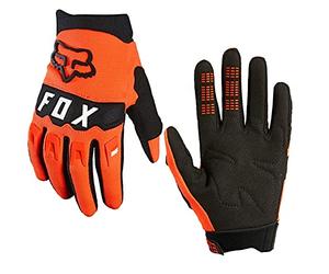 FoxGloves Fox Dirtpaw - Guantes de ciclismo para bicicleta MTB/MX Cross (naranja neón, S = pequeño)