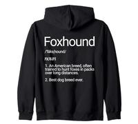 Foxhound Raza de Perro Desfeminación Fox Hound Dogs Sudadera con Capucha