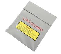 Foxnovo 18x23cm RC LiPo Li-Po Battery Fireproof Safety Guard Charge Bag Sack Protective Storage Bag Pouch (Red), [Importado de UK]