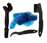 FOXNSK Kit de limpieza de cadena de bicicleta, fácil y rápido de limpiar cadenas, cepillo de engranajes, juego de herramientas de limpieza para bicicletas de carretera, bicicletas de montaña, MTB