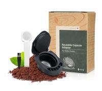 FOXNSK Reutilizable Cápsula Adaptador para Dolce Gusto, Recargable Café Cápsula Adaptador Café Cápsulas Convertidor Apoyo Llenar Café Polvo Compatible para Piccolo XS/Genio S/EDG 305/EDG 606.S