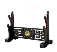 FOXSMZZ Soporte para espadas de katana de terciopelo japonés acolchado Estante de exhibición de samurái Respaldo para todas las espadas Tanto (Bagua-2)