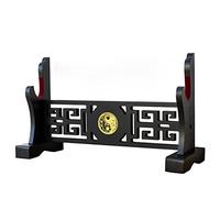 FOXSMZZ Soporte para espadas de Samurái de Terciopelo Japonés acolchado para Katana en Display Rack de Apoyo para Todas las Espadas Tanto (Tai Chi-1)