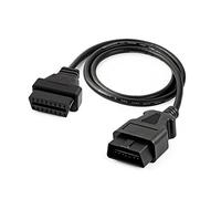 FOXWELL OBD2 OBD II - Adaptador de Cable de extensión de diagnóstico Macho a Hembra de 16 Pines (1 m)