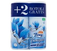 Foxy - Bouquet Papel higiénico, 6 rollos, colores surtidos
