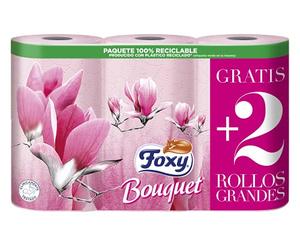 Foxy Bouquet - Papel Higiénico, color Decorado, 6 Unidad