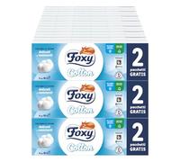 Foxy Pañuelos de papel de bolsillo / 25 paquetes de 12 paquetes / 4 capas/Con auténticas fibras de algodón/Papel 100% certificado FSC/Paquete 100% reciclable