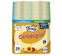 Foxy Papel de papel | Secador de 2 rollos | 2 capas de alto grosor Vortics Super-Absorbentes | FSC | 100% energía eléctrica rinoable | Paquete 100% reciclable fabricado con plástico reciclado