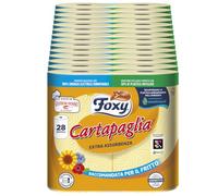 Foxy Papel de papel | Secador de 2 rollos | 2 capas de alto grosor Vortics Super-Absorbentes | FSC | 100% energía eléctrica rinoable | Paquete 100% reciclable fabricado con plástico reciclado