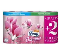 Foxy Papel Higiénico Bouquet Color Perfumado 4+2