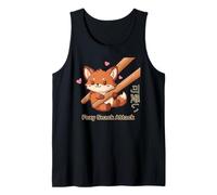 Foxy Snack Attack Kawaii Fox Camiseta sin Mangas