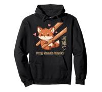 Foxy Snack Attack Kawaii Fox Sudadera con Capucha