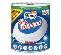 Foxy Tornado Blu - Bobina de 3 capas, 300 hojas