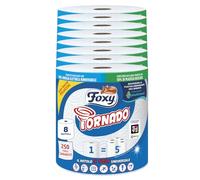 Foxy Tornado | Secador universal 8 unidades, 250 hojas por rollo de 3 capas | Papel 100% certificado FSC® | Envase 100% reciclable